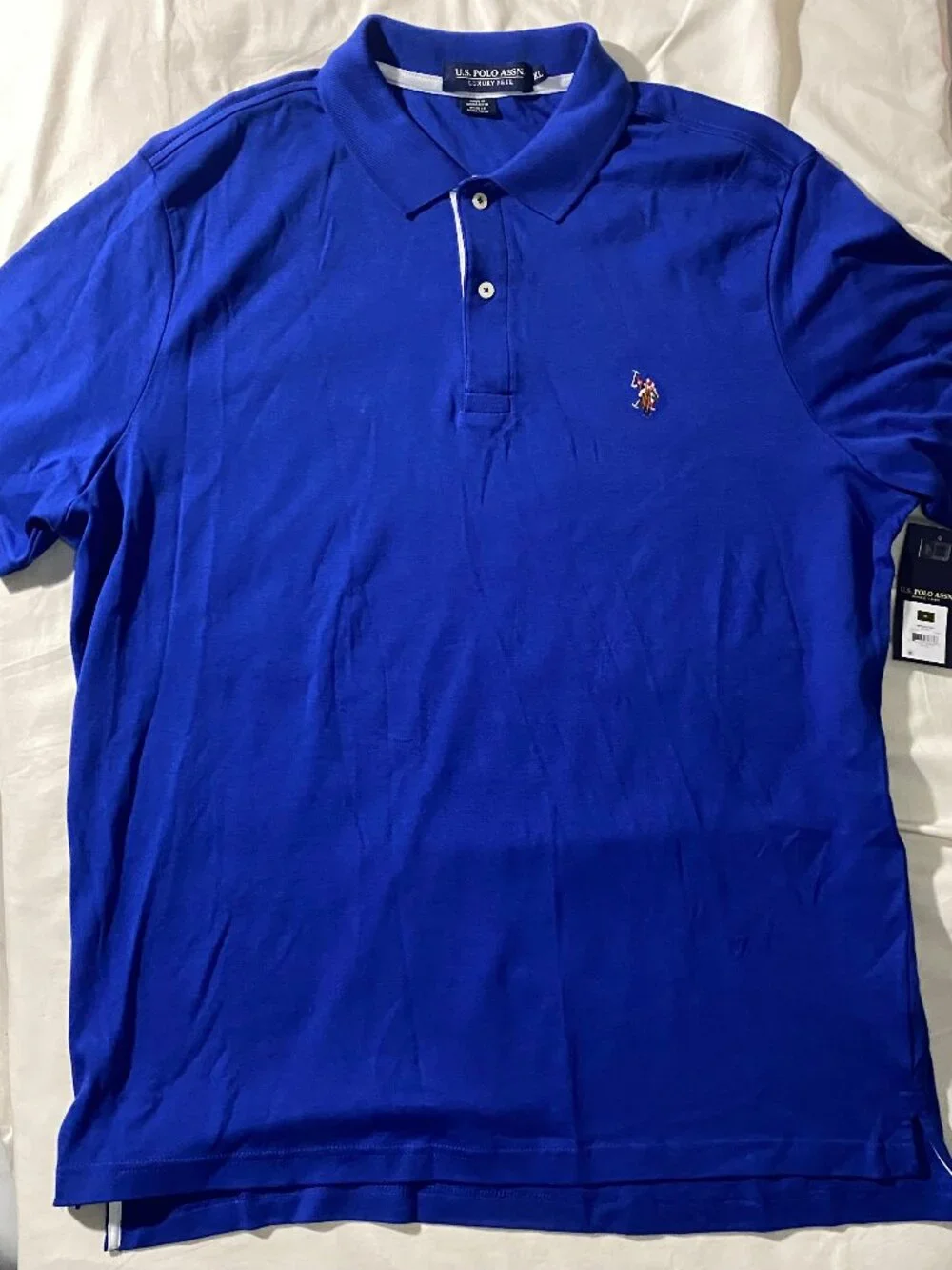 Polo Us Assn royal blue short sleeve